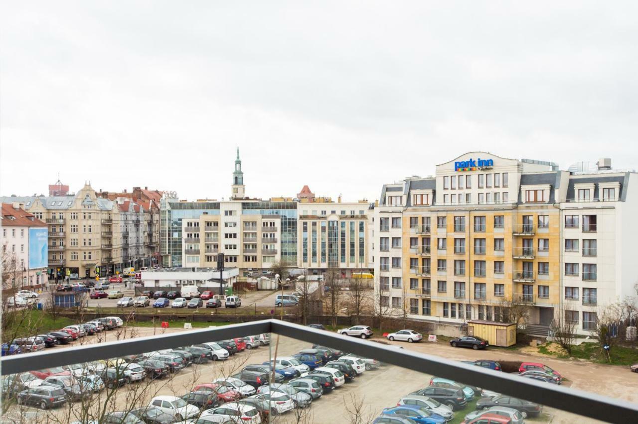 Poznan Şehir Merkezi yakınında 35 m2 stüdyo , 1 banyolu Dış mekan fotoğraf