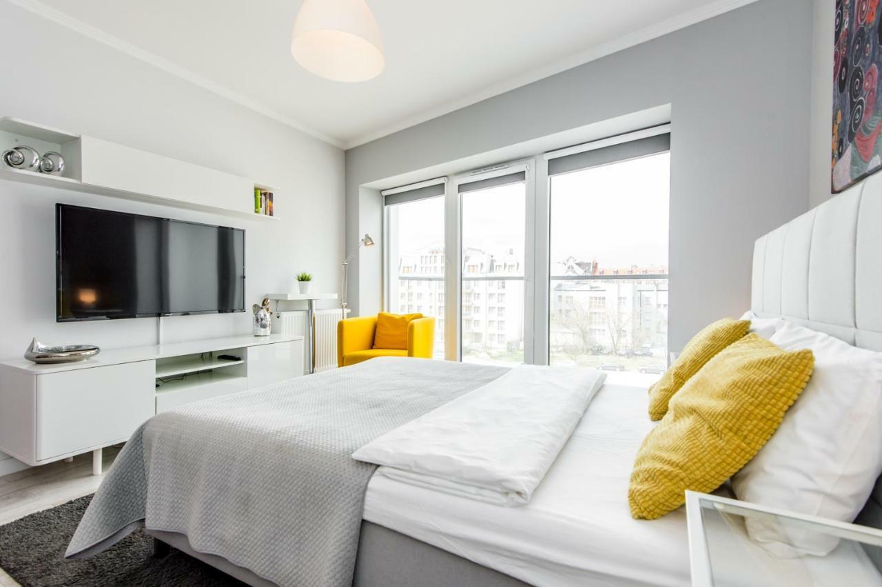 Poznan Şehir Merkezi yakınında 35 m2 stüdyo , 1 banyolu Dış mekan fotoğraf